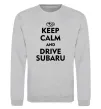 Свитшот Drive Subaru Серый меланж фото