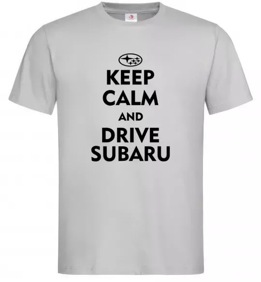 Чоловіча футболка Drive Subaru Сірий фото
