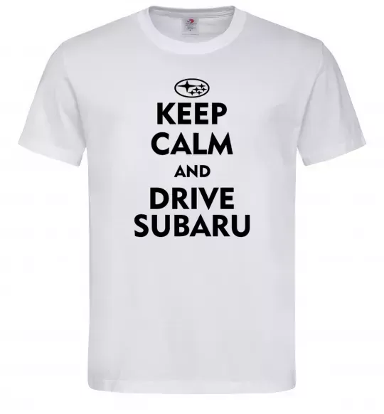 Чоловіча футболка Drive Subaru Білий фото