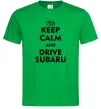 Чоловіча футболка Drive Subaru Зелений фото