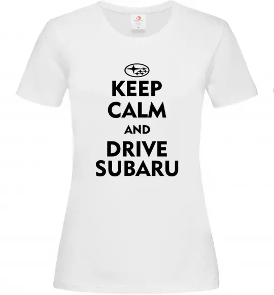 Жіноча футболка Drive Subaru Білий фото