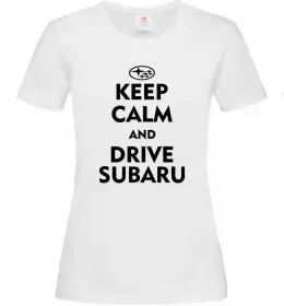 Женская футболка Drive Subaru Белый фото