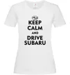 Жіноча футболка Drive Subaru Білий фото