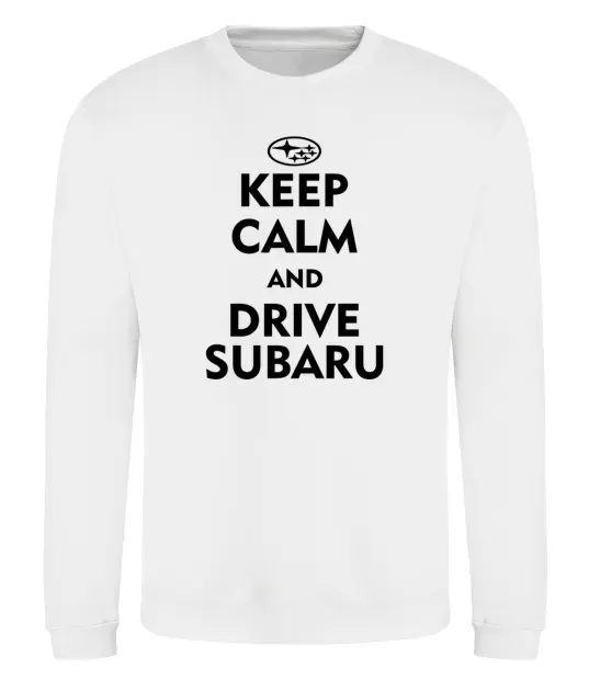 Свитшот Drive Subaru Белый фото