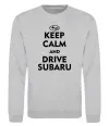 Свитшот Drive Subaru Серый меланж фото
