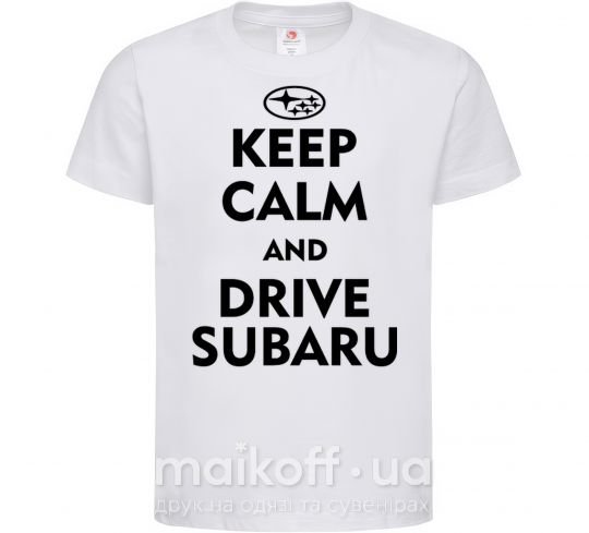 Детская футболка Drive Subaru Белый фото