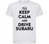 Дитяча футболка Drive Subaru Білий фото