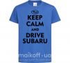 Дитяча футболка Drive Subaru Яскраво-синій фото
