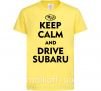 Дитяча футболка Drive Subaru Лимонний фото
