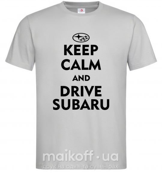 Чоловіча футболка Drive Subaru Сірий фото