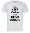 Мужская футболка Drive Subaru Белый фото