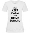 Жіноча футболка Drive Subaru Білий фото