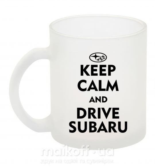 Чашка стеклянная Drive Subaru Фроузен фото