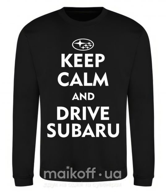 Світшот Drive Subaru Чорний фото
