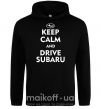 Мужская толстовка (худи) Drive Subaru Черный фото