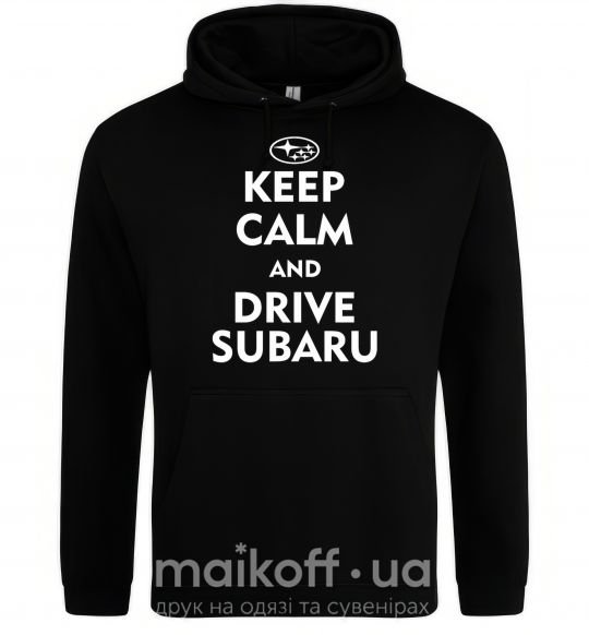 Женская толстовка (худи) Drive Subaru Черный фото