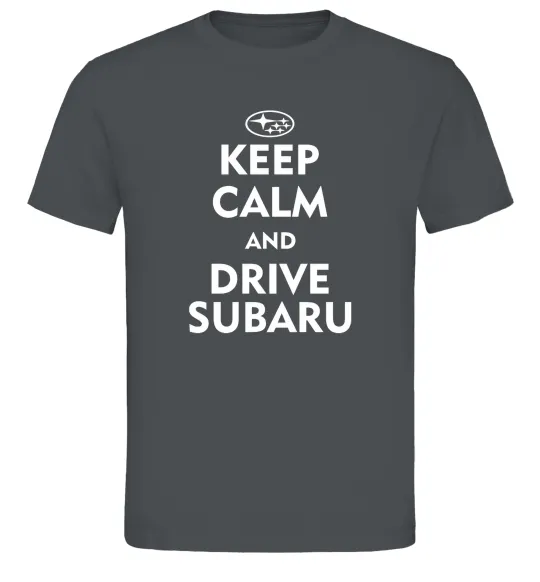 Чоловіча футболка Drive Subaru Графіт фото