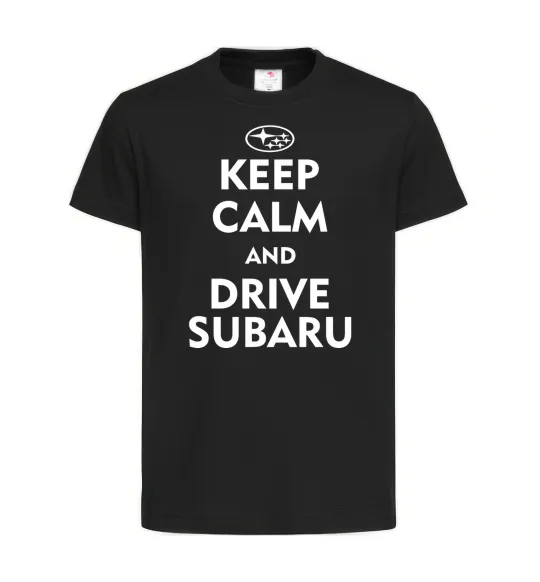 Детская футболка Drive Subaru Черный фото