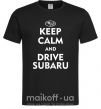 Чоловіча футболка Drive Subaru Чорний фото