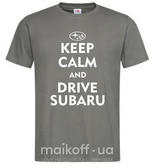Чоловіча футболка Drive Subaru Графіт фото