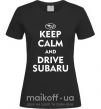 Жіноча футболка Drive Subaru Чорний фото