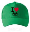 Кепка I Love Toyota Зелений фото