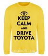 Світшот Drive Toyota Сонячно жовтий фото
