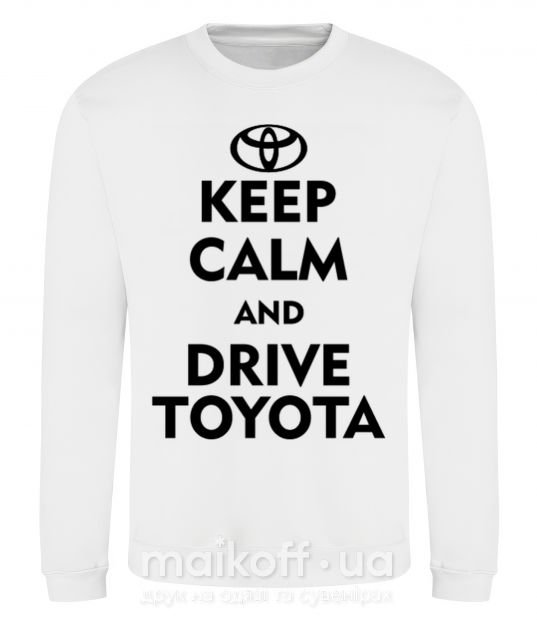 Свитшот Drive Toyota Белый фото