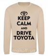 Свитшот Drive Toyota Песочный фото