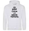 Мужская толстовка (худи) Drive Toyota Серый меланж фото