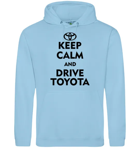 Мужская толстовка (худи) Drive Toyota Голубой фото
