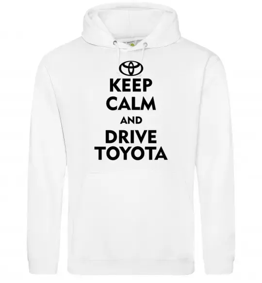 Женская толстовка (худи) Drive Toyota Белый фото
