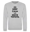 Свитшот Drive Toyota Серый меланж фото