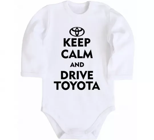 Детский боди Drive Toyota Белый фото
