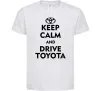Дитяча футболка Drive Toyota Білий фото