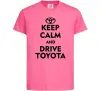 Дитяча футболка Drive Toyota Яскраво-рожевий фото