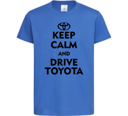 Дитяча футболка Drive Toyota Яскраво-синій фото