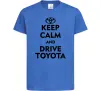 Дитяча футболка Drive Toyota Яскраво-синій фото