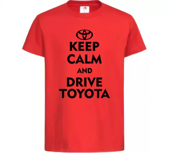 Дитяча футболка Drive Toyota Червоний фото