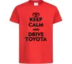 Дитяча футболка Drive Toyota Червоний фото