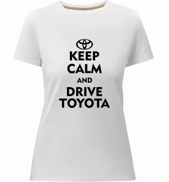 Женская премиум футболка Drive Toyota Белый фото