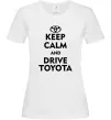 Женская футболка Drive Toyota Белый Женская футболка Drive Toyota Белый фото