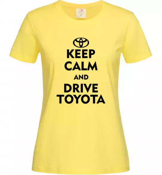 Женская футболка Drive Toyota Лимонный фото