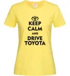Женская футболка Drive Toyota Лимонный Женская футболка Drive Toyota Лимонный фото
