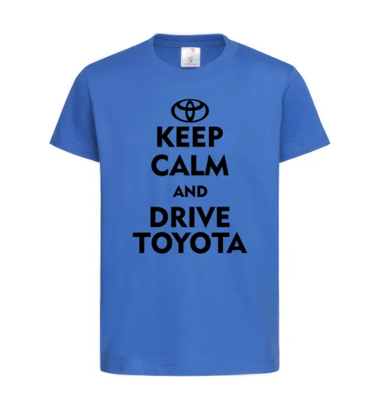 Дитяча футболка Drive Toyota Яскраво-синій фото