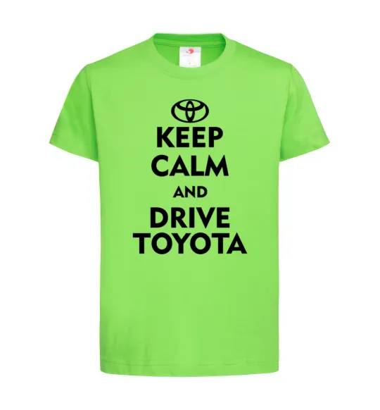 Дитяча футболка Drive Toyota Лаймовий фото