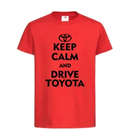Детская футболка Drive Toyota Красный фото