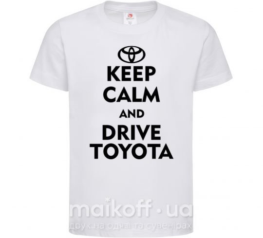 Дитяча футболка Drive Toyota Білий фото