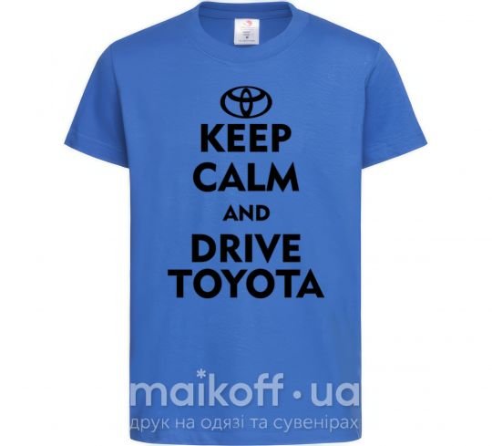Детская футболка Drive Toyota Ярко-синий фото