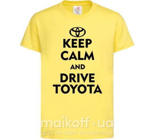 Дитяча футболка Drive Toyota Лимонний фото